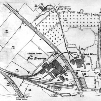 Detail of Warwickshire map by John Cary, 1806