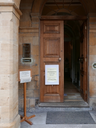 Front door of Town Hall